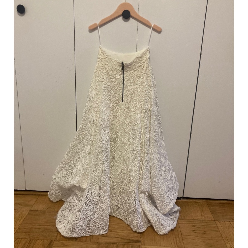 Maticevski Promising Embroidered Lace Midi Skirt Top Wedding Dress - Picture 9 of 14